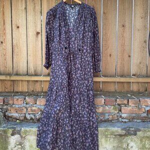 Paige Maxi Dress with Silver Accents